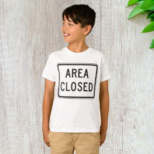 Camiseta Zona Sinal de Fechamento Zona Zona Restritiva