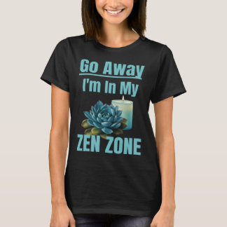 Camiseta Zona Zen Relaxante Silenciosa Mãe Mães Zona Zen Di