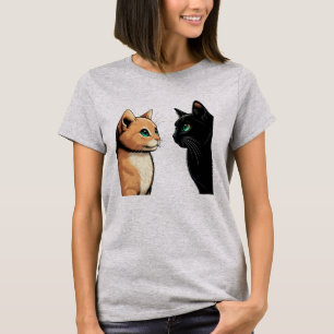 Camiseta Zoneamento de Gato Negro - Memória de Gatinho Engr