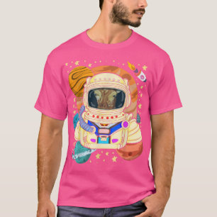 Camiseta Zoo Animal Africa Giraffe Space Scientist Rockets