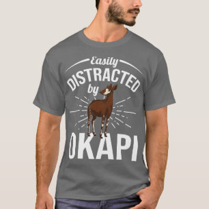 Camiseta Zoo Animal African Safari Facilmente Distraído Por