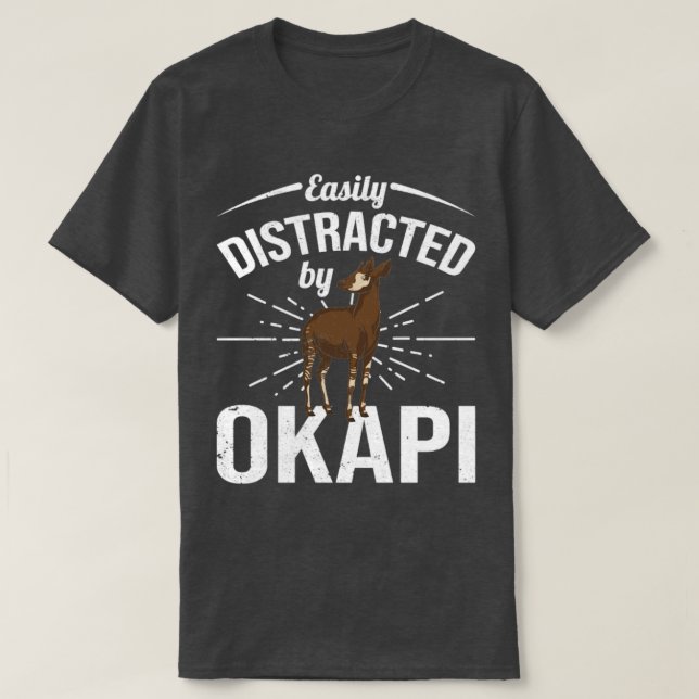Camiseta Zoo Animal African Willife Safari Okapi (Frente do Design)