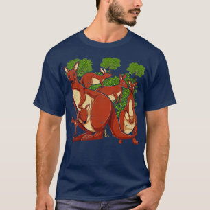 Camiseta Zoo Animal australiano Outback Marsupial Kangaroo