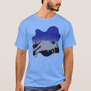 Camiseta Zoo Animal Australiano Outback Night Marsupial Kan