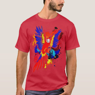 Camiseta Zoo Animal Bird Macaw Coorte