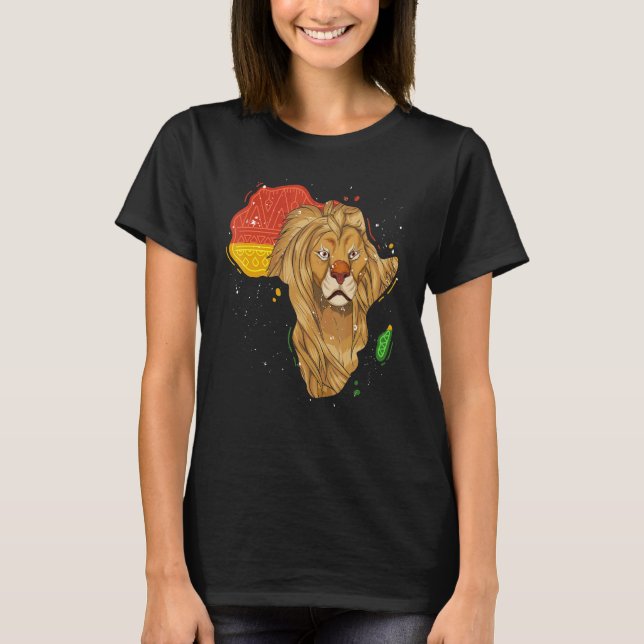 Camiseta Zoo Animal Lion Africa Safari Animal Lion (Frente)
