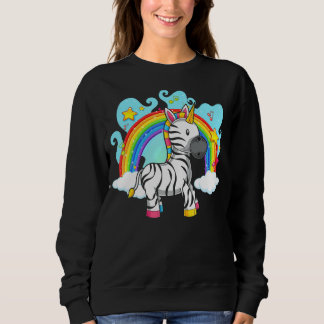 Camiseta Zoo Animal Rainbow Zebracorn Fantasy Unicorn Zebr