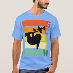 Camiseta Zoo Animal Retro Sloth