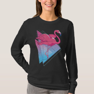 Camiseta Zoo Animal Tropical Bird 80s Vaporwave Aestético F