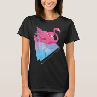Camiseta Zoo Animal Tropical Bird 80s Vaporwave Aestético F