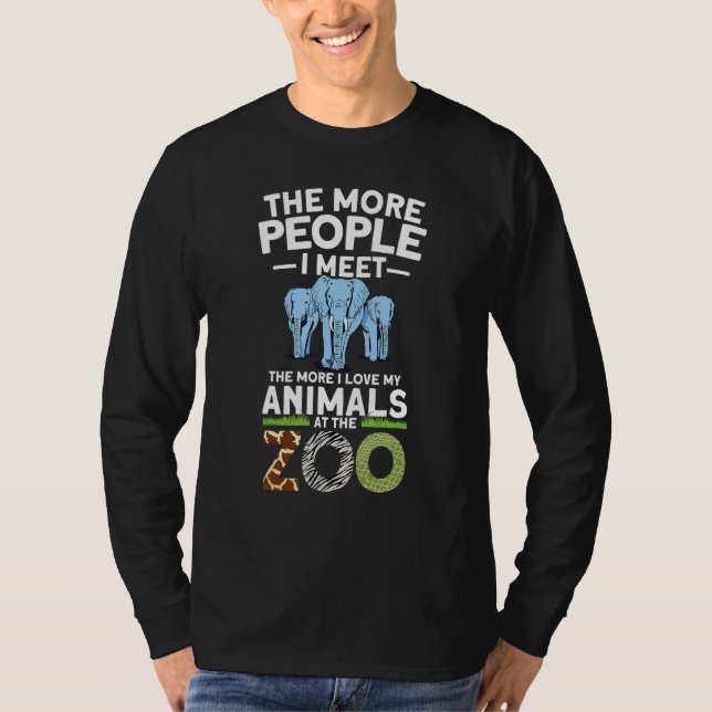Camiseta Zoo Animal   Zookeeper (Frente)