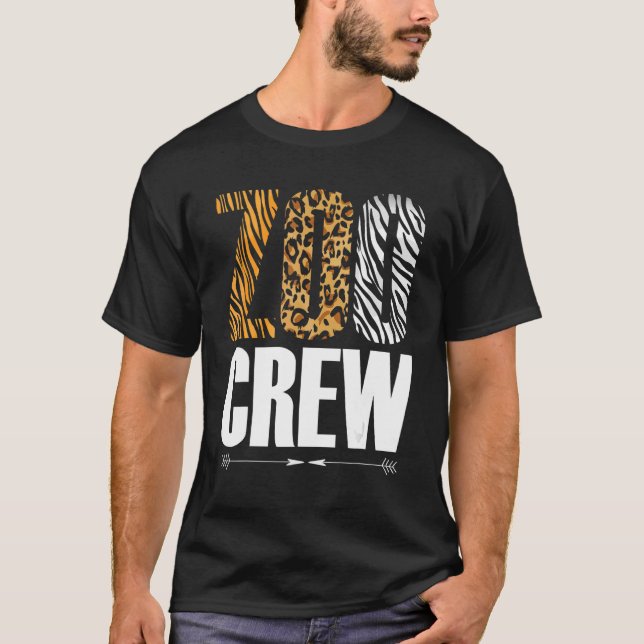 Camiseta Zoo Crew Safari Animais Zoólogos (Frente)