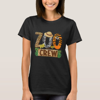 Camiseta Zoo Crew Safari Wildlife Animal Zoo Keeper Matchin