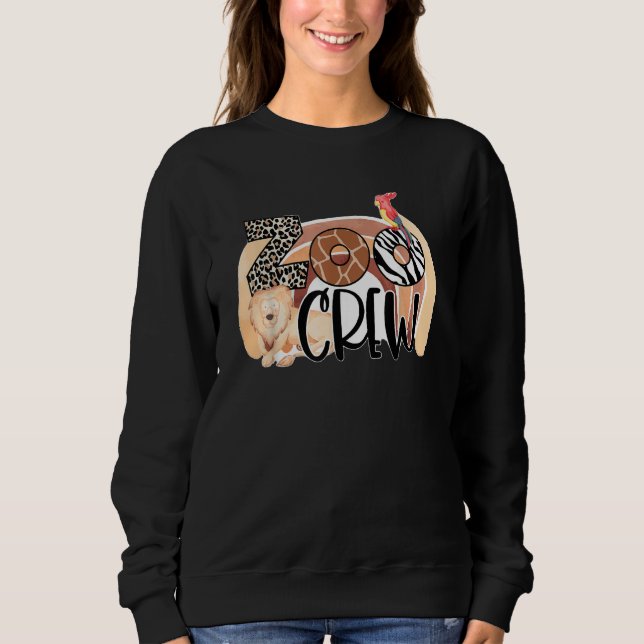 Camiseta Zoo Crew Zookeeper Safari Wildlife Animal  Costume (Frente)