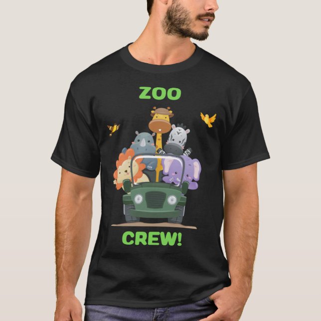 Camiseta Zoo Day Out  & Cute Zoo Crew (Frente)