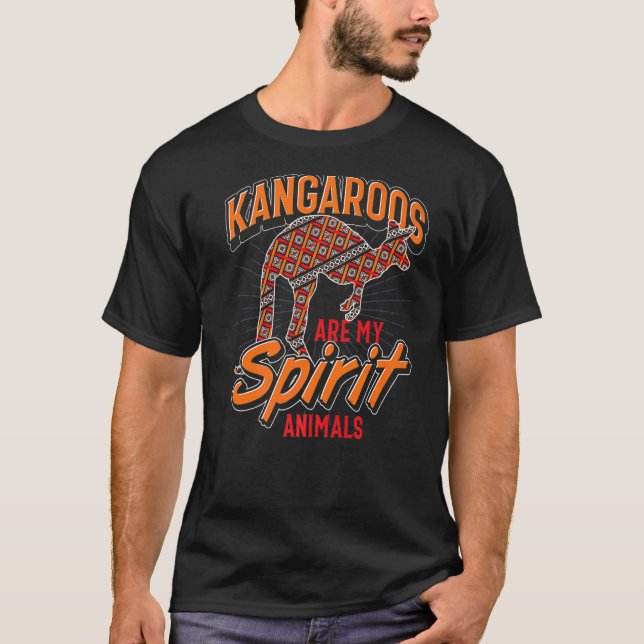 Camiseta Zoo Kangaroo Austrália Animal Kangaroo (Frente)