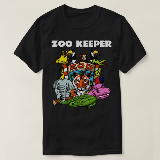 Camiseta Zoo Keeper (Frente do Design)