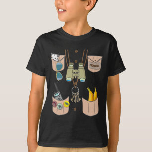 Camiseta Zoo Keeper Costume Diversão Halloween Meninas Zook