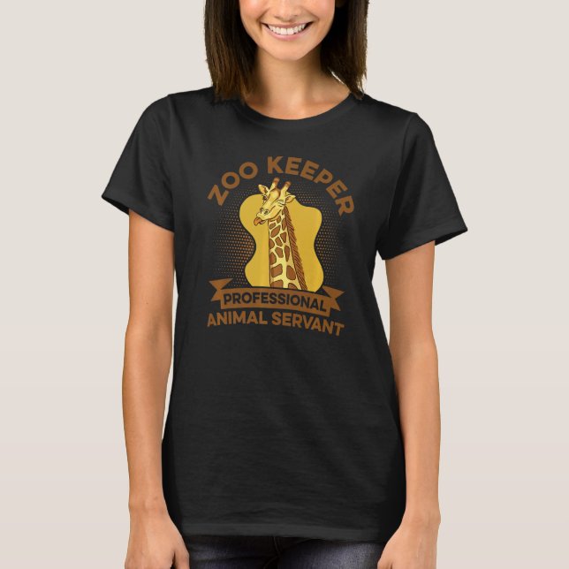 Camiseta Zoo Keeper Professional Animal Zoo (Frente)