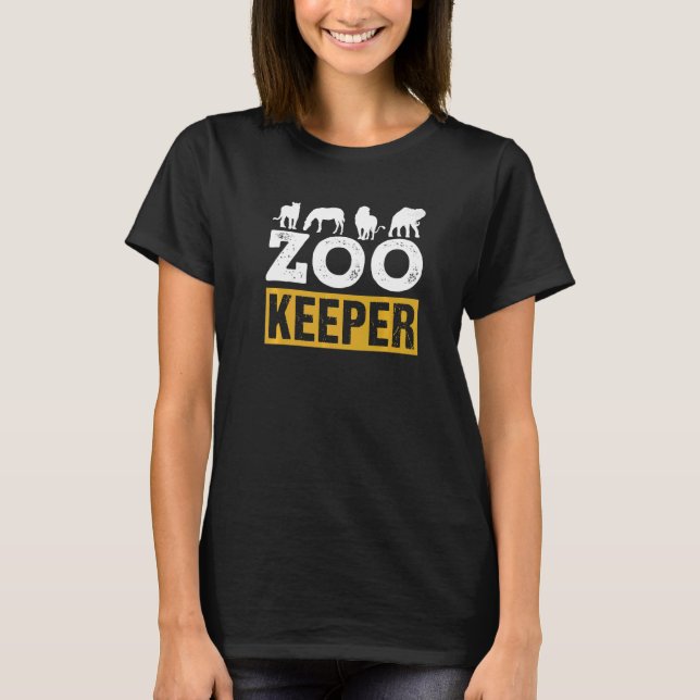 Camiseta Zoo Keeper Zookeeper Job Keeping Zookeepping (Frente)