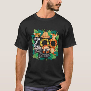 Camiseta Zoo Leopard Crew Safari Reino Animal Zoo Keeper