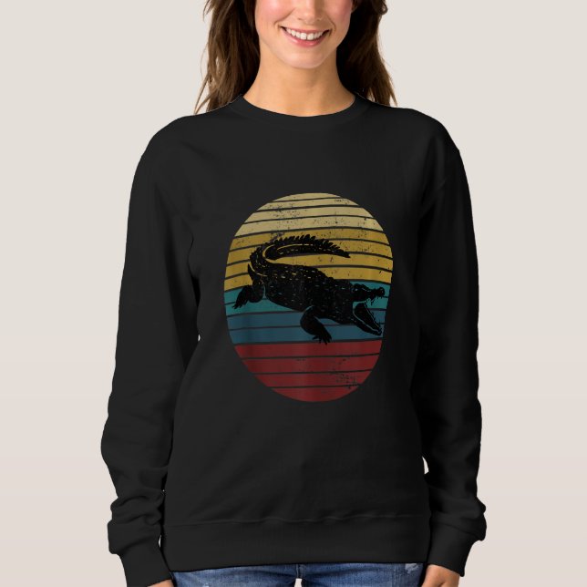 Camiseta Zoo Réptil Alligator Crocodilo Crocodilo (Frente)