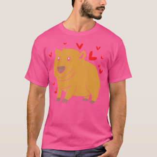 Camiseta Zoo Rodent I Love Capybara