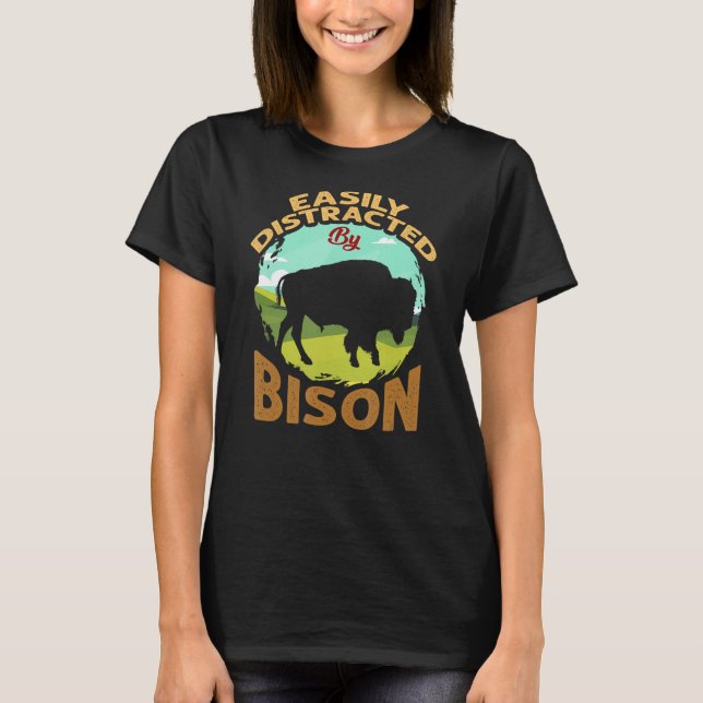 Camiseta Zookeeper Buffalo Bison Zoo Willife (Frente)