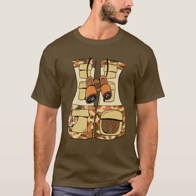 Camiseta Zookeeper Costume Adult - Safari Animal Zoo Keeper (Frente)