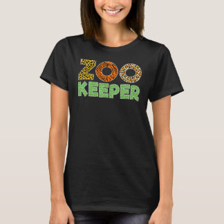 Camiseta Zookeeper Costume Africano Animais Selvagens Zebra