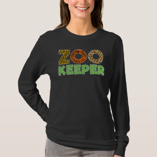 Camiseta Zookeeper Costume Africano Animais Selvagens Zebra