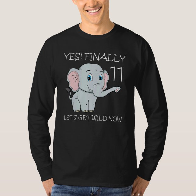 Camiseta Zookeeper de elefante de 11 Onze (Frente)
