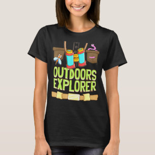 Camiseta Zookeeper do Explorador Externo Insetos de Colete 