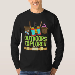 Camiseta Zookeeper do Explorador Externo Insetos de Colete 