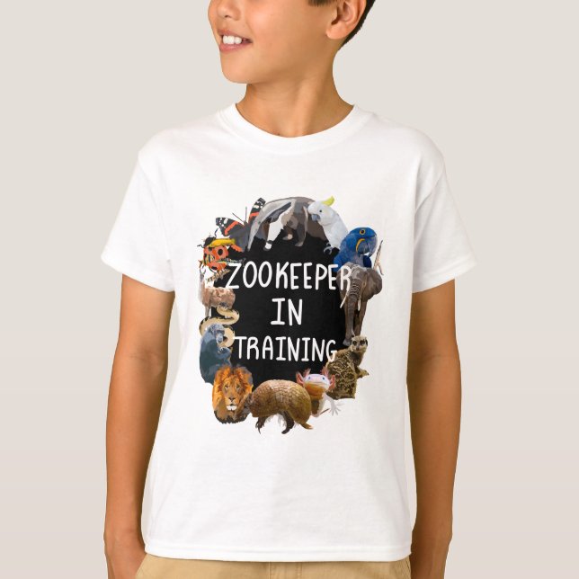 Camiseta Zookeeper Em Treinamento (Frente)
