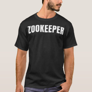 Camiseta Zookeeper Funny Job Título Profissão Aniversário P