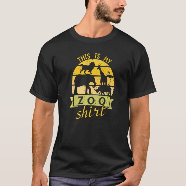 Camiseta Zookeeper Futuro do Primeiro Zoológico (Frente)