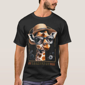Camiseta Zookeeper Giraffe Safari Zoo Keepeer - style
