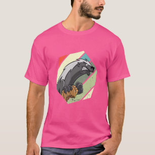 Camiseta Zookeeper Honey Badger Retro Hexa Ratels Animal