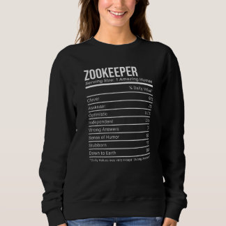 Camiseta zookeeper Nutritional Values  Nutrition Facts