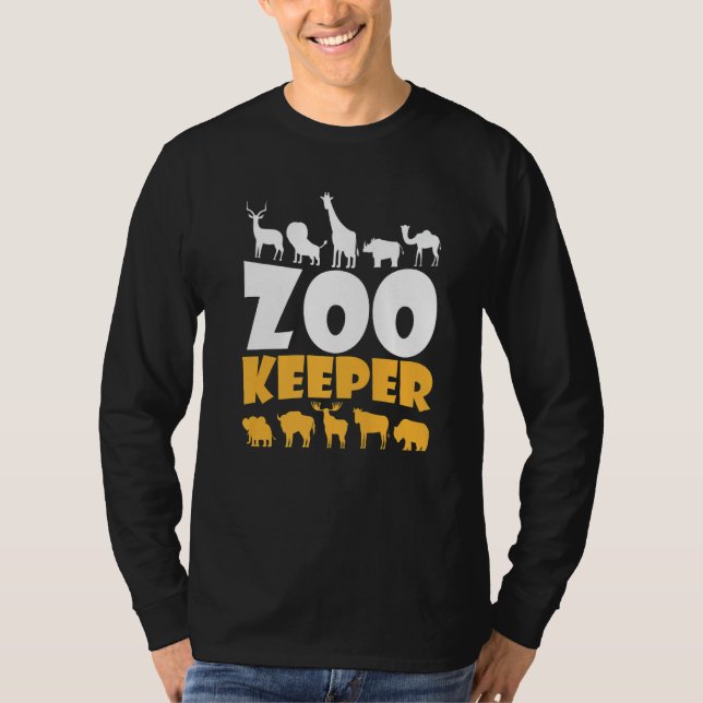Camiseta Zookeeper Safari Animal Wildlife Zoologists Savann (Frente)