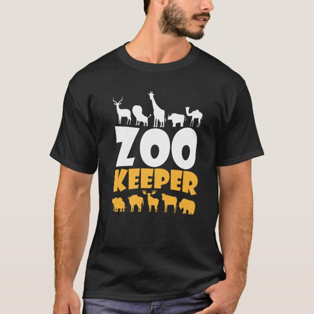 Camiseta Zookeeper Safari Animal Wildlife Zoologists Savann (Frente)