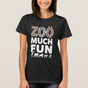 Camiseta Zookeeper Safari Zoo Muito Divertido