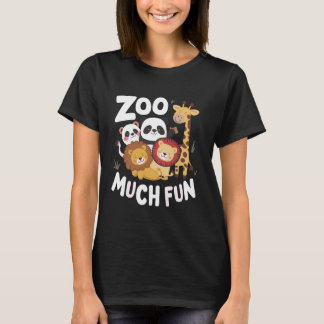 Camiseta Zookeeper Safari Zoo Muito Divertido Animais Panda