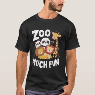 Camiseta Zookeeper Safari Zoo Muito Divertido Animais Panda