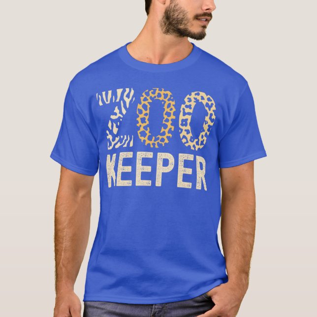 Camiseta Zookeeper Zoo Animals Safari Zoo Keeper - print 1 (Frente)