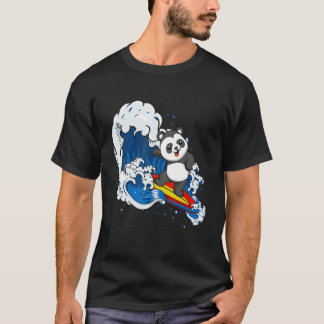 Camiseta Zookeeping Surfing Wildlife Animal Panda Bear Surf