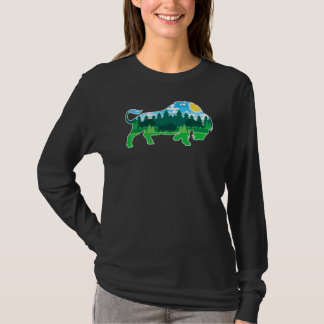 Camiseta Zoológico Animal ao Ar Livre Acampamento Pessoas B