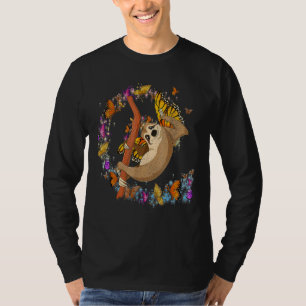 Camiseta Zoológico da Borboleta Urso Tropical Mágico