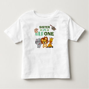 Camiseta Zoológico da Irmã Animal Safari Selvagem Única